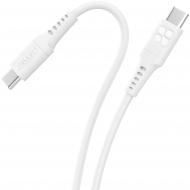 Кабель Promate PowerLink-CC120 USB-C to USB-C 60 Вт Power Delivery 1,2 м белый (powerlink-cc120.white)