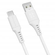 Кабель Promate PowerLink-AC120 USB-A to USB-C 3А 1,2 м белый (powerlink-ac120.white)