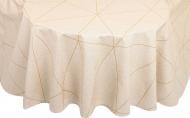 Скатерть Stone Beige d160 бежевый Atenas Home