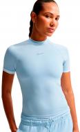 Футболка Nike W NK SS FITTED TOP GLS IO1291-407 р.XS голубой