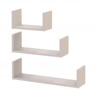 Набор полок Doros Фил 3 шт. 600x150x150 мм кашемир