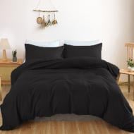 Комплект постельного белья Satin Light Pro 10-006 Black 2х143х210 см черный MirSon Комплект постельного белья Satin Light Pro 10-006 Black 2х143х210 см черный MirSon