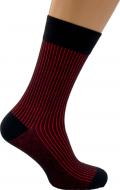 Шкарпетки чоловічі Cool Socks 16743 р.25-27 чорний із червоним