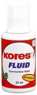 Коректор з пензликом Fluid 20 мл K66101 Kores