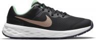 Кроссовки для девочек демисезонные Nike Revolution 6 DD1096-005 р.36,5 черные