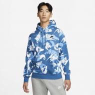 Джемпер Nike M NSW SPE+ BB AOP PO HOODIE RF DM6881-407 р. M синій
