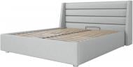 Кровать SOFYNO Ричард Багира 18 160x200 см светло-серый