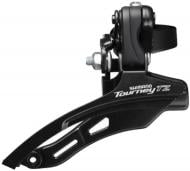 Перемикач передній Shimano індексний під трубу 28,6 мм в/тяга чорний FD-TZ500