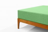 Простынь трикотажная на резинке Jersey 200x200 см зеленый Ю-ТЕК