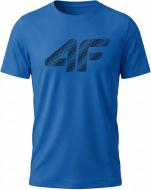 Футболка 4F TSHIRT M4128 4FWSS27TTSHM4128-36S р.L синий Футболка 4F TSHIRT M4128 4FWSS27TTSHM4128-36S р.L синий