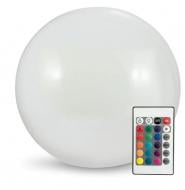 Светильник на солнечной батарее Goldlux Kula Led 3000K + RGB IP65 IP65 белый 311351