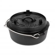 Казан чавунний Petromax 1,6 л Dutch Oven ft3 плоске дно
