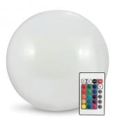 Светильник на солнечной батарее Goldlux Kula Led 3000K + RGB IP65 белый 325365