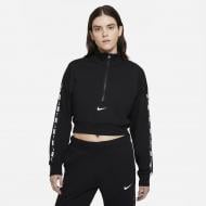 Джемпер Nike W NSW ESSNTL FLC TAPE CROP HZ DM4670-010 р. XS черный Джемпер Nike W NSW ESSNTL FLC TAPE CROP HZ DM4670-010 р. XS черный