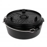 Казан с крышкой Petromax Dutch Oven ft6 плоское дно 5,5 л