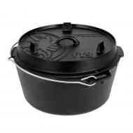 Казан с крышкой Petromax Dutch Oven ft9 плоское дно 7,5 л