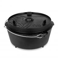 Казан с крышкой Petromax Dutch Oven ft12 на ножках 10,8 л