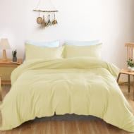 Комплект постельного белья Satin Light Pro 10-014 Soft yellow 2х143х210 см светло-желтый MirSon