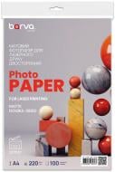 Фотопапір матовий Barva двосторонній для лазерного друку 220 г/м2 A4 100 арк. (LP-LBE220-460)