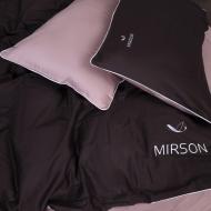 Комплект постельного белья 0165+0211 Cappuccino Corner 2х143х210 см бежевый/кофейный MirSon