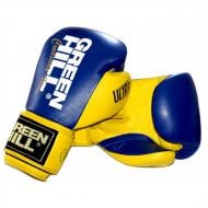 Боксерські рукавиці Green Hill 12oz BGU-2241 синьо-жовтий