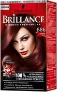 Крем-фарба для волосся Schwarzkopf Brillance №886 червона ніч 143 мл