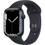 Смарт-часы Apple Watch Series 7 45mm Midnight Aluminium Case with Midnight Sport Band (MKN53RB/A)