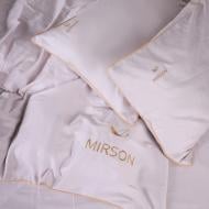 Комплект постельного белья 0841 Powder Corner 2х143х210 см кремовый MirSon