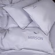 Комплект постельного белья 0251 Skyline Corner 2х143х210 см серый MirSon