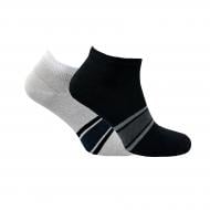 Набор носков мужских Premier Socks Короткие однотонные р.27 черный/белый 2 шт.