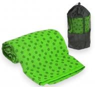 Полотенце спортивное Yoga Mat Towel из микрофибры 63x183 см зеленый EasyFit