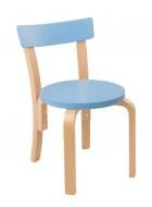 Стульчик для детей Bambi бук/голубой Blue