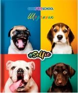 Щоденник шкільний 165х210 мм Dogs 48 аркушів Cool For School