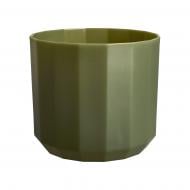 Вазон пластиковый пластик Facet round круглый зеленый 7,4 л Elho (545970)