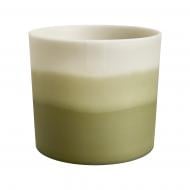 Вазон пластиковый пластик Colour gradient round круглый зеленый 3,9 л Elho (555153)