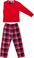 Костюм домашний женский La Nuit Home Red Check р. S синий с красным