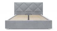 Кровать с подъемным механизмом SOFYNO Кристалл 160x200 см светло-серый