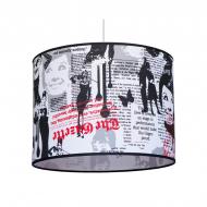 ВИТРИНА! Светильник подвесной Геотон LINE-40D серо-черный 1x40 Вт /E27 черный/серый 49233