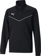 Джемпер Puma TEAMRISE 1/4 ZIP TOP JR 65739503 р.152 черный