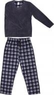 Костюм домашний мужской La Nuit Basic Check р. XL светло-серый