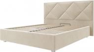 Кровать SOFYNO Кристал Багира 05 + каркасный матрац Боннель 160x200 см бежевый