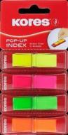 Стикер-закладка 12x45 мм 4 цвета неон 160 шт. K45127 Kores
