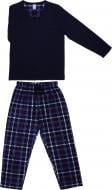 Костюм домашний мужской La Nuit Basic Check р. XL синий