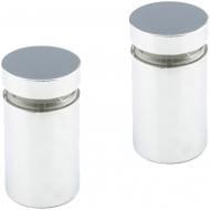 Держатель для стекла дистанционный KR STK 1B 25х45 мм хром 2 шт DC