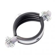 Хомут с резиновой прокладкой М8 snapt 47-51 мм 1 1/2" 200 шт. сталь (58916)