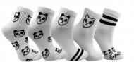 Набір шкарпеток жіночих Premier Socks Панда р.23-25 білий 5 шт.
