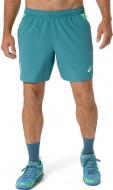 Шорты Asics PADEL COURT 7IN SHORT 2041A350-300 р. M зеленый