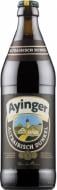 Пиво Ayinger Altbairisch Dunkel темное нефильтрованное 5% 0,5 л