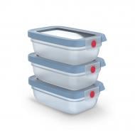 Набір контейнерів Tefal oneClick 3 шт. по 0,5 л N1230510 Набір контейнерів Tefal oneClick 3 шт. по 0,5 л N1230510