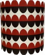 ВИТРИНА! Бра Геотон LUNE-1RB 1x40 Вт E14 красный/черный 49107